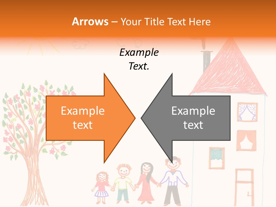 Brother Hand Girl PowerPoint Template