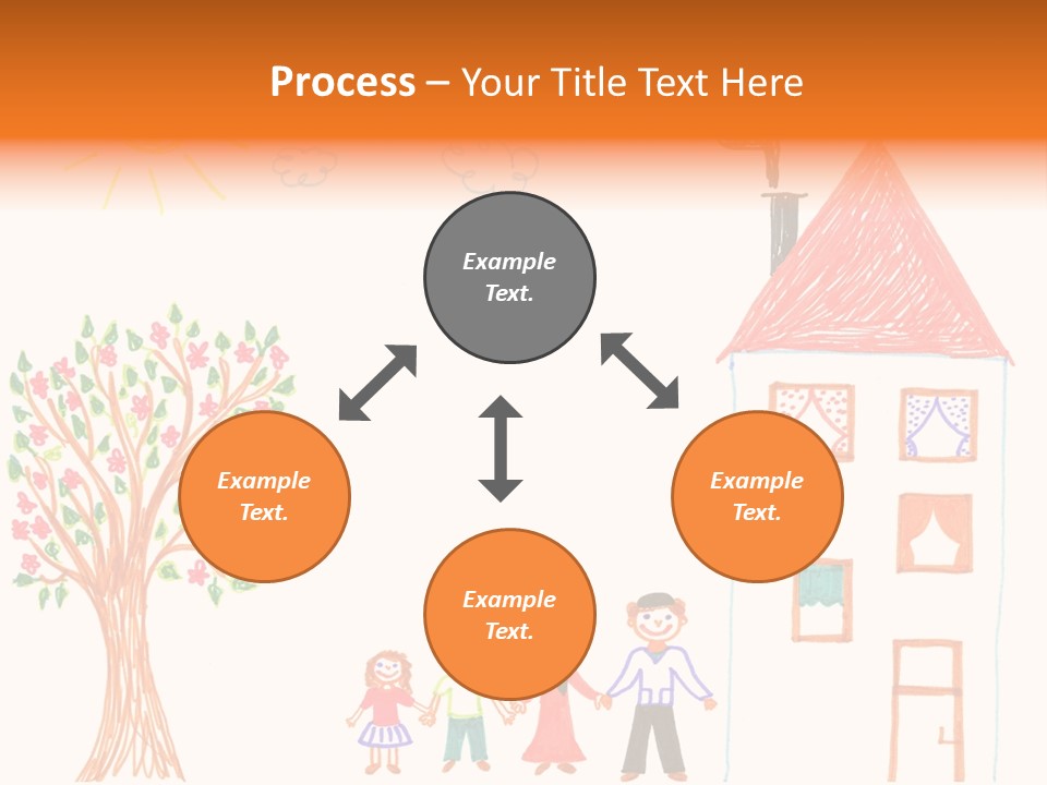 Brother Hand Girl PowerPoint Template