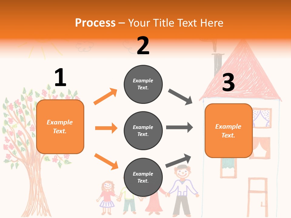 Brother Hand Girl PowerPoint Template