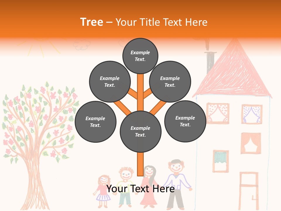 Brother Hand Girl PowerPoint Template