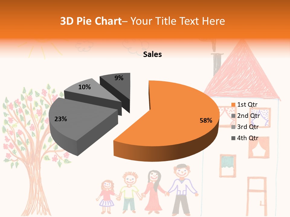 Brother Hand Girl PowerPoint Template