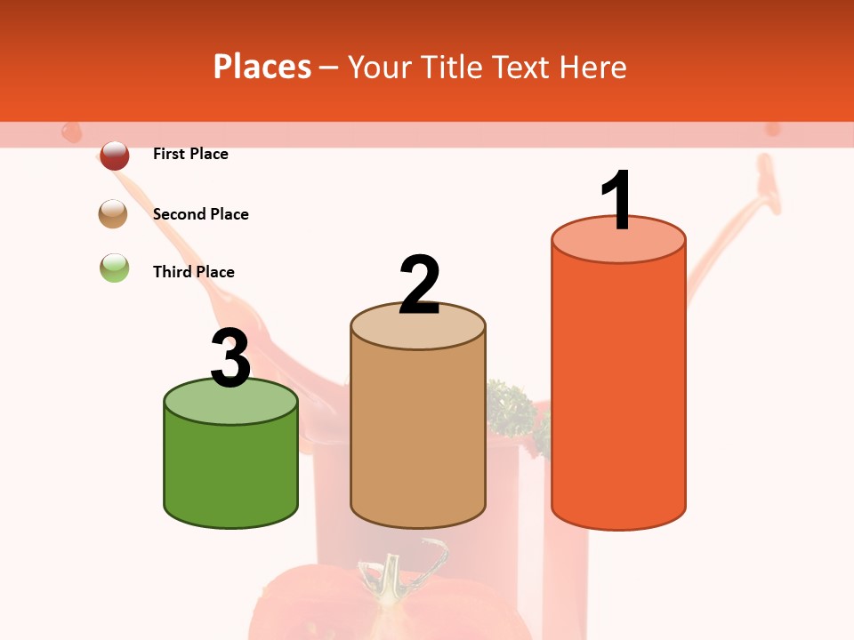 Delicious Pouring Juice PowerPoint Template