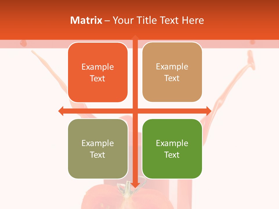 Delicious Pouring Juice PowerPoint Template
