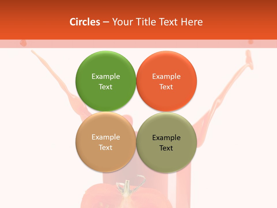 Delicious Pouring Juice PowerPoint Template