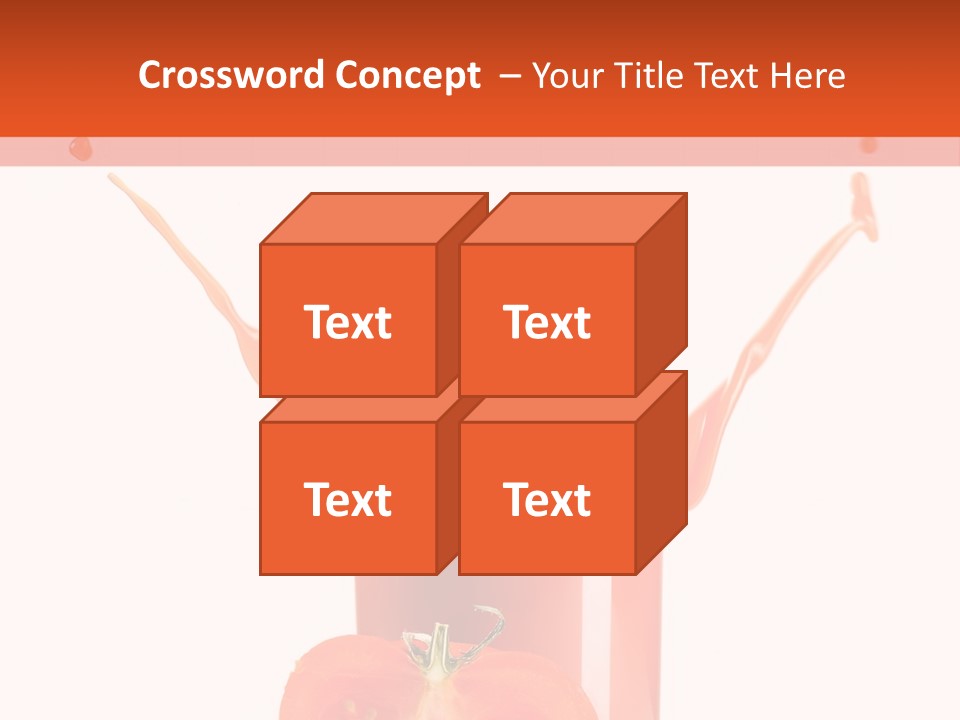 Delicious Pouring Juice PowerPoint Template
