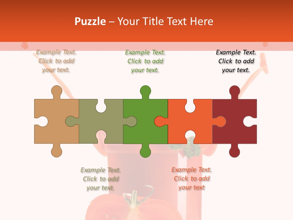 Delicious Pouring Juice PowerPoint Template