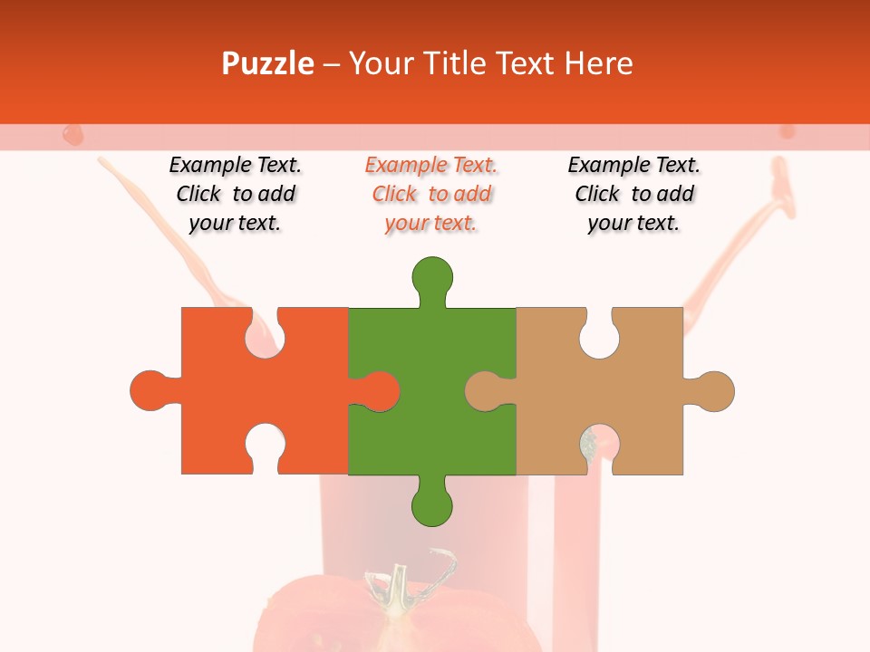 Delicious Pouring Juice PowerPoint Template