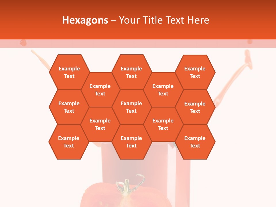 Delicious Pouring Juice PowerPoint Template