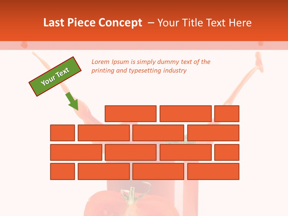 Delicious Pouring Juice PowerPoint Template