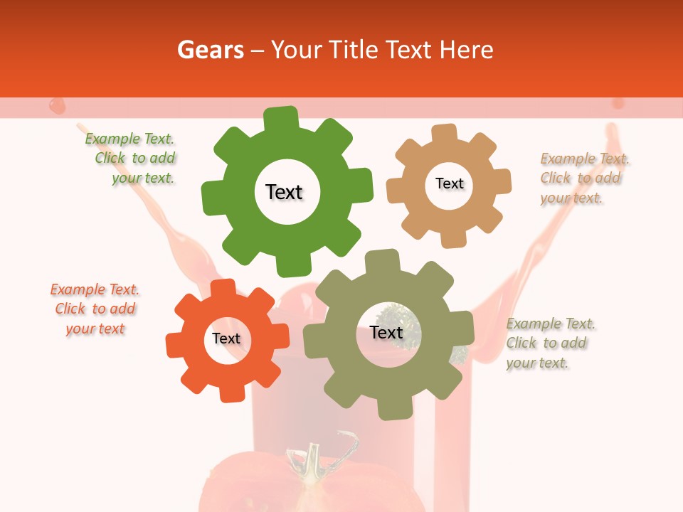 Delicious Pouring Juice PowerPoint Template