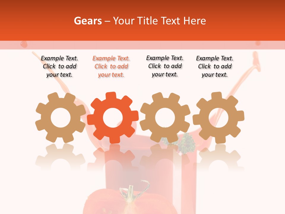 Delicious Pouring Juice PowerPoint Template