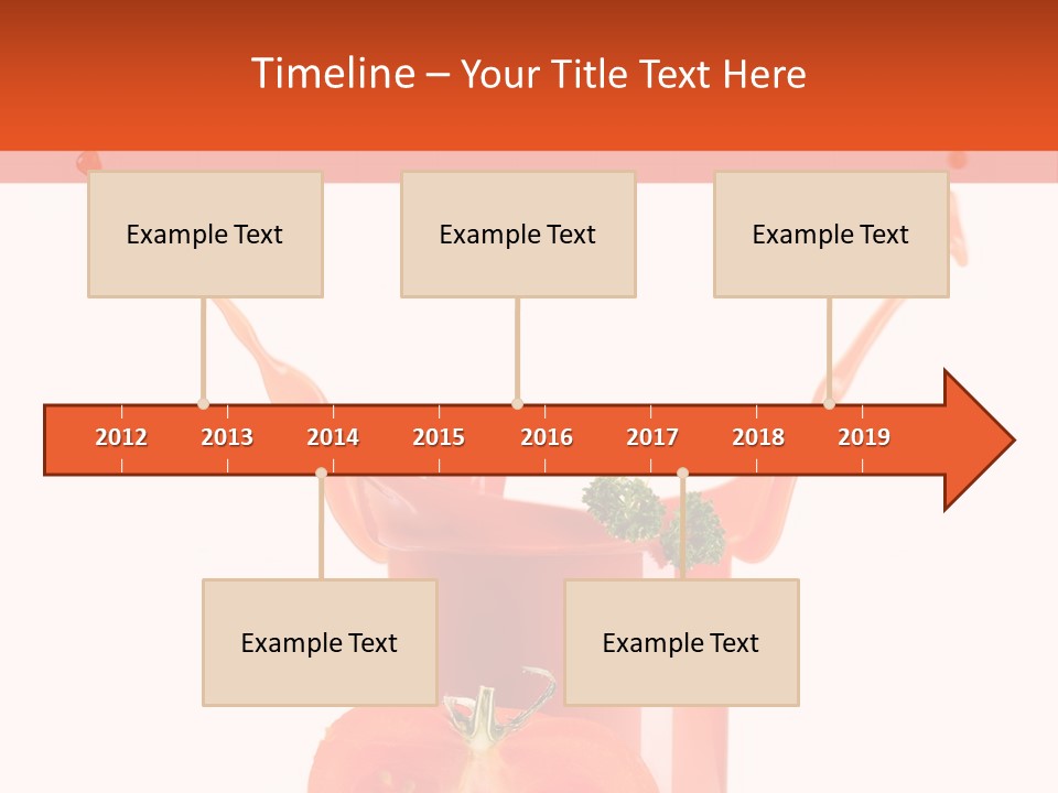 Delicious Pouring Juice PowerPoint Template
