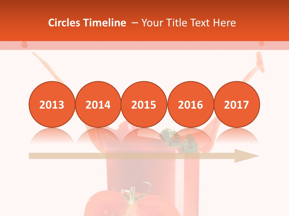 Delicious Pouring Juice PowerPoint Template