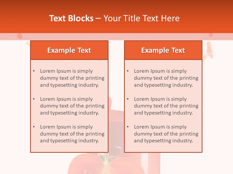 Delicious Pouring Juice PowerPoint Template