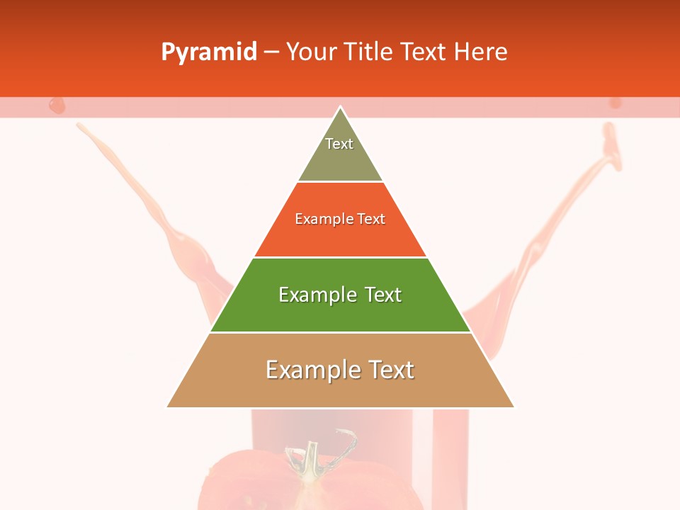 Delicious Pouring Juice PowerPoint Template