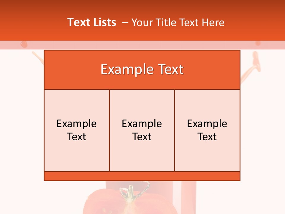 Delicious Pouring Juice PowerPoint Template