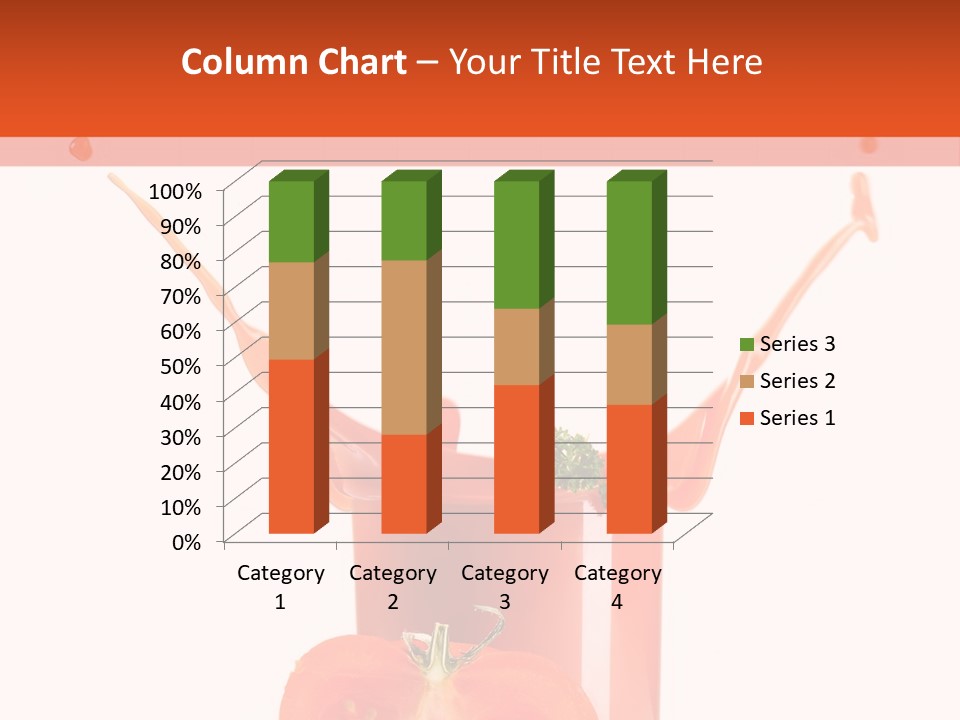 Delicious Pouring Juice PowerPoint Template