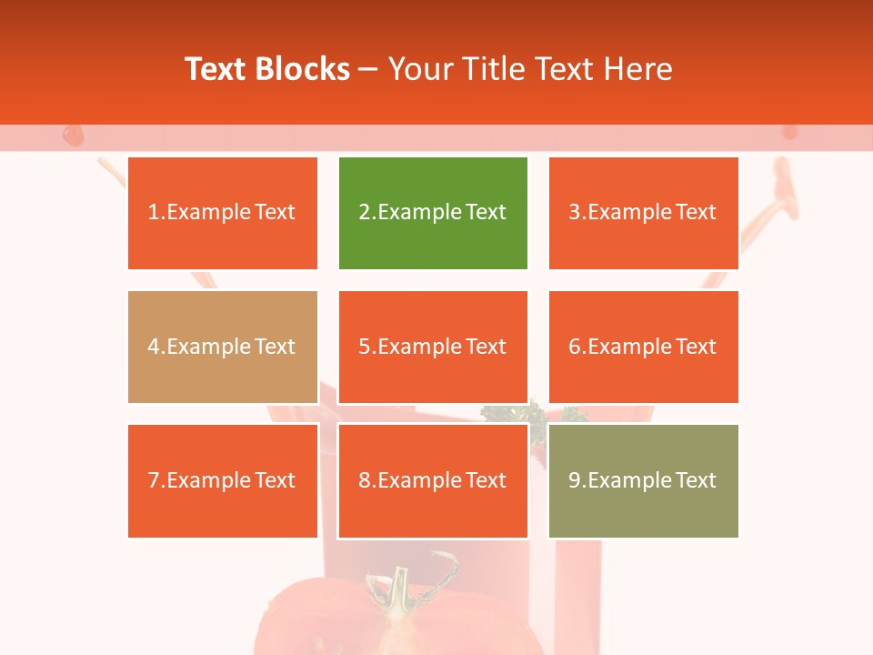 Delicious Pouring Juice PowerPoint Template