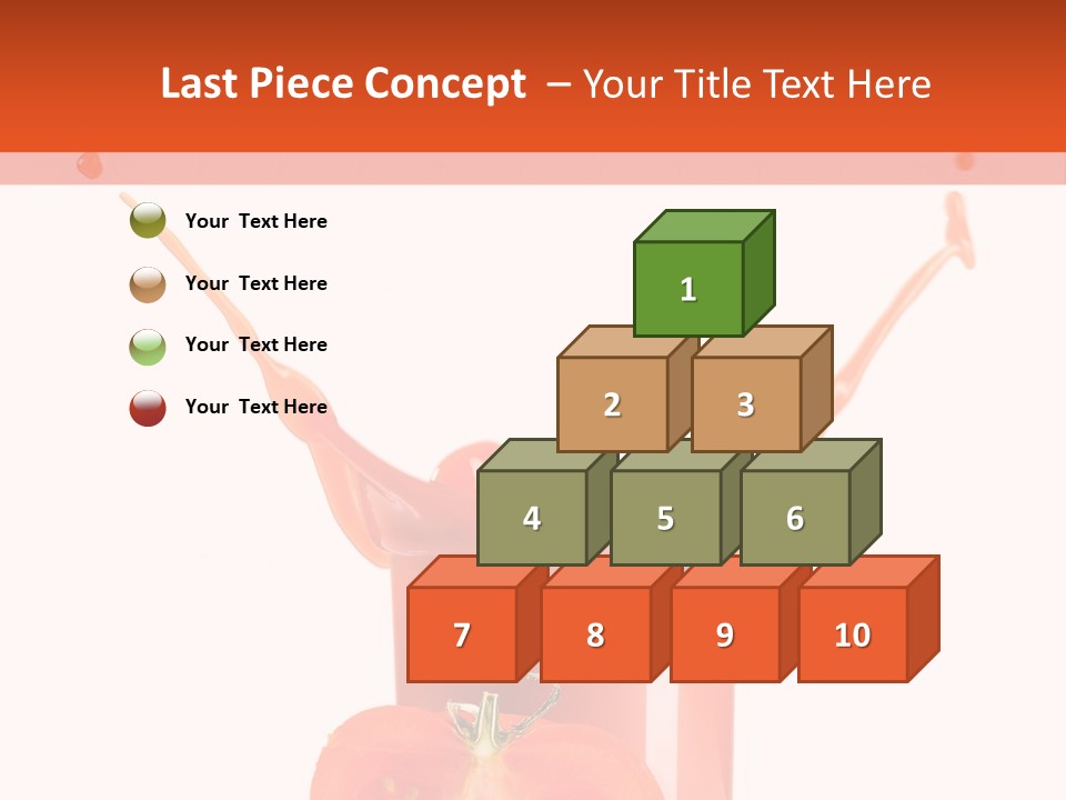 Delicious Pouring Juice PowerPoint Template
