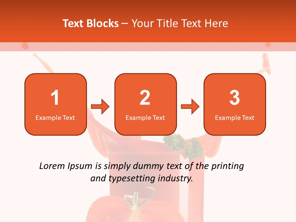 Delicious Pouring Juice PowerPoint Template
