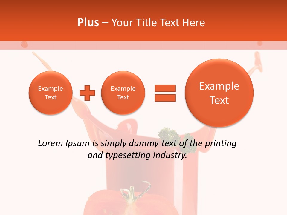 Delicious Pouring Juice PowerPoint Template