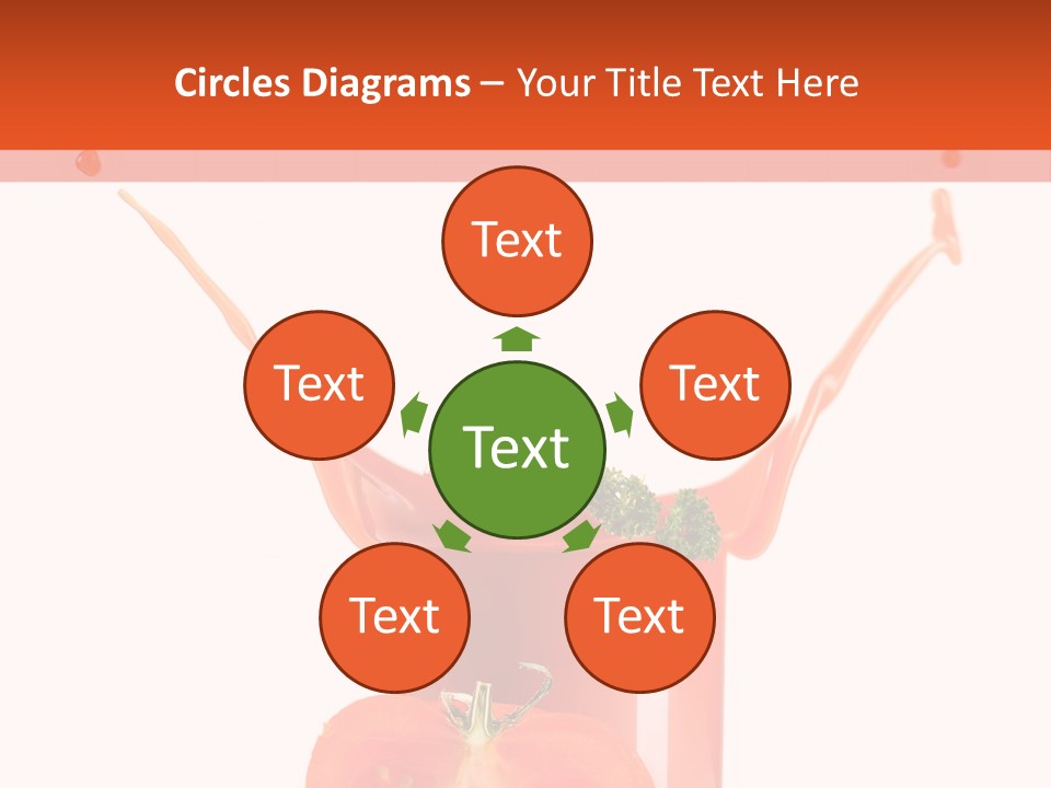 Delicious Pouring Juice PowerPoint Template