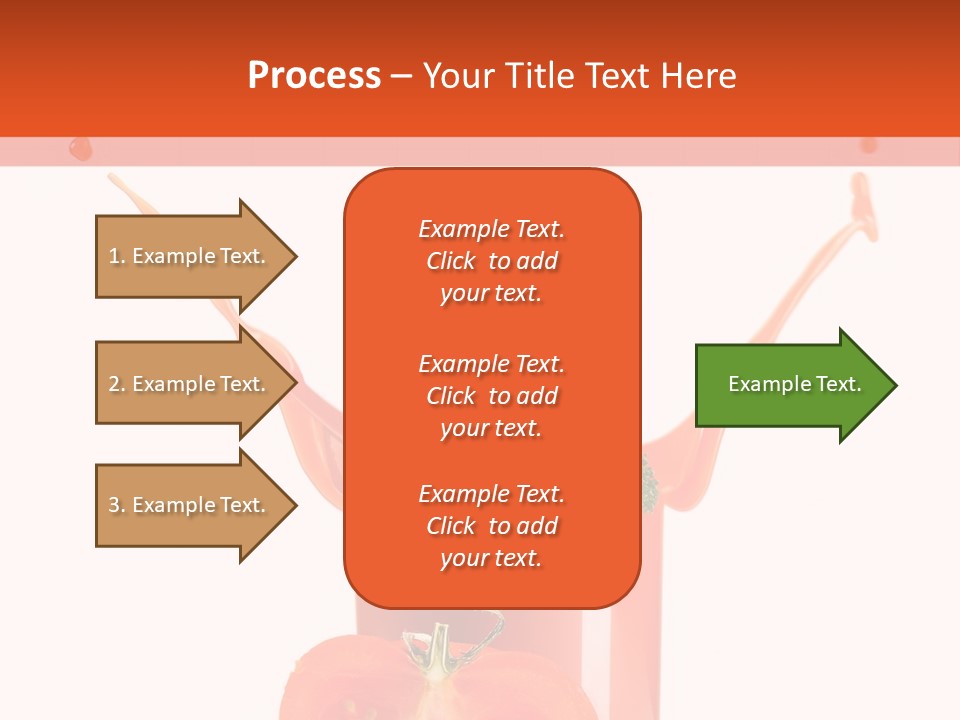 Delicious Pouring Juice PowerPoint Template