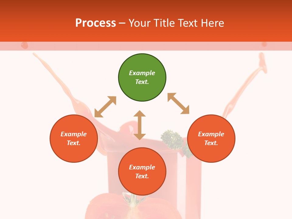 Delicious Pouring Juice PowerPoint Template