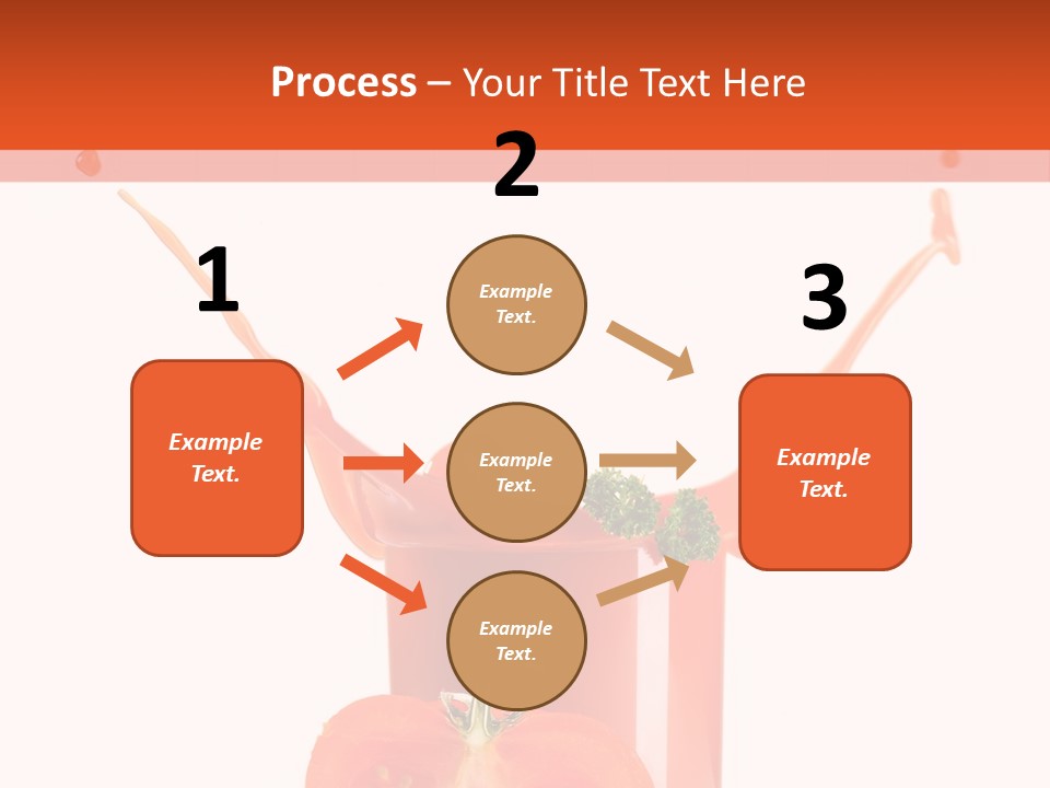 Delicious Pouring Juice PowerPoint Template