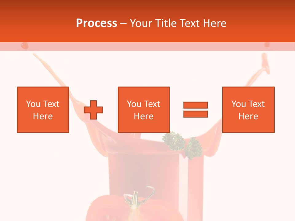 Delicious Pouring Juice PowerPoint Template