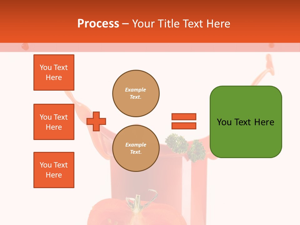Delicious Pouring Juice PowerPoint Template