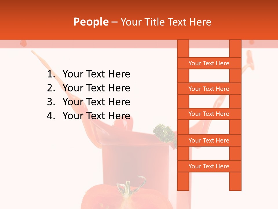 Delicious Pouring Juice PowerPoint Template