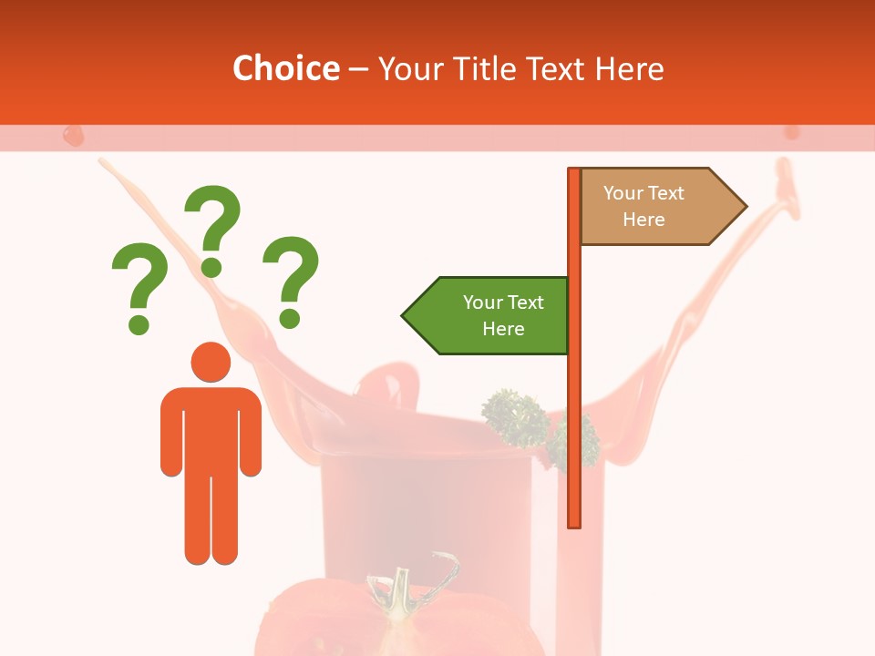 Delicious Pouring Juice PowerPoint Template