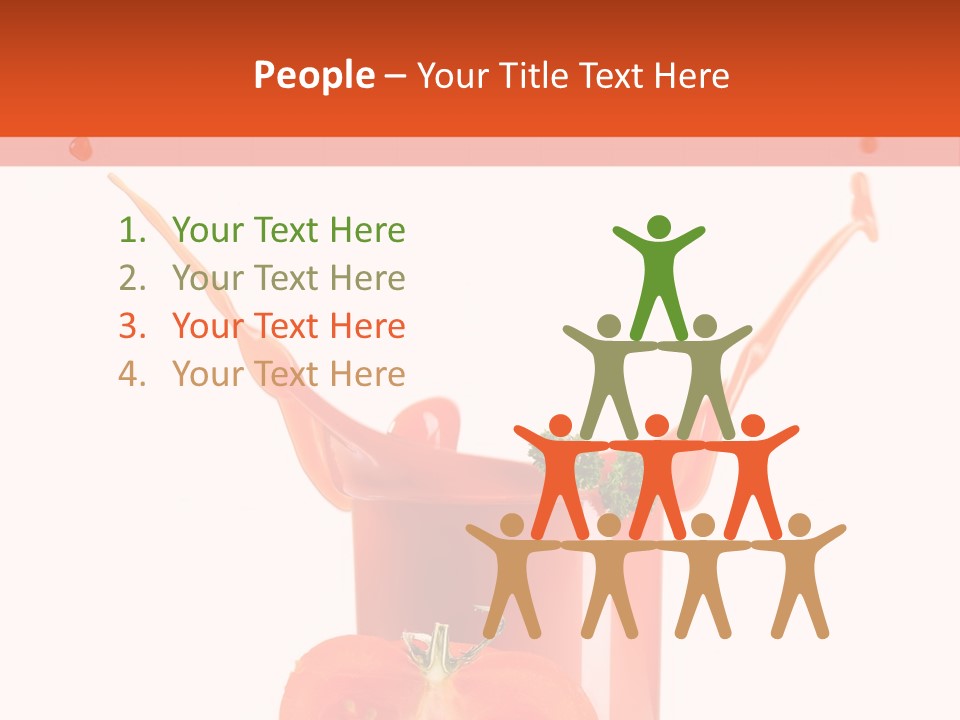Delicious Pouring Juice PowerPoint Template