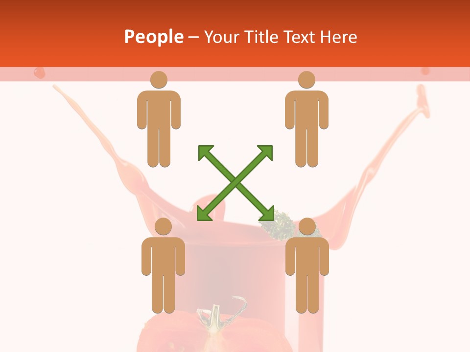 Delicious Pouring Juice PowerPoint Template