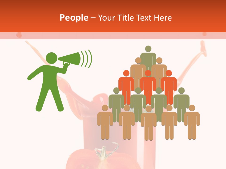 Delicious Pouring Juice PowerPoint Template