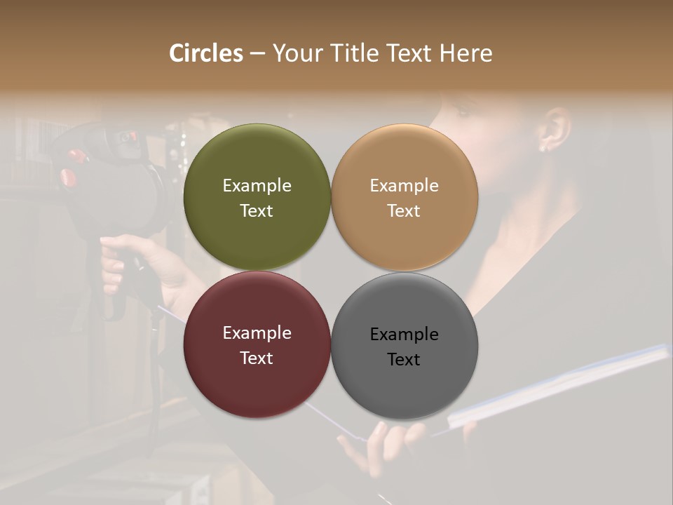 Data Woman Girl PowerPoint Template