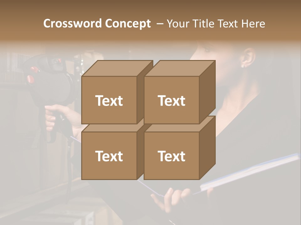 Data Woman Girl PowerPoint Template
