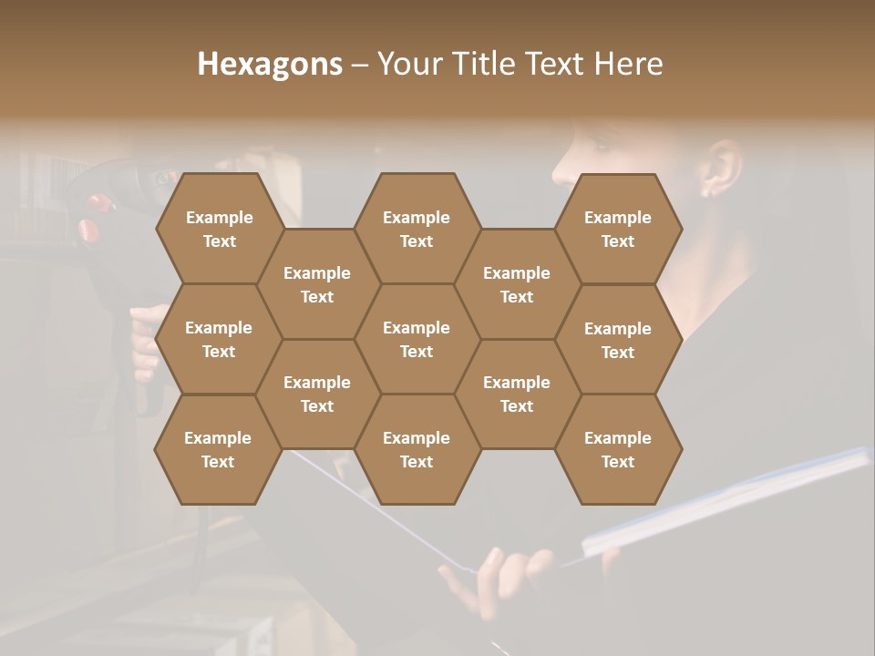 Data Woman Girl PowerPoint Template