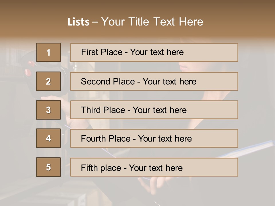 Data Woman Girl PowerPoint Template