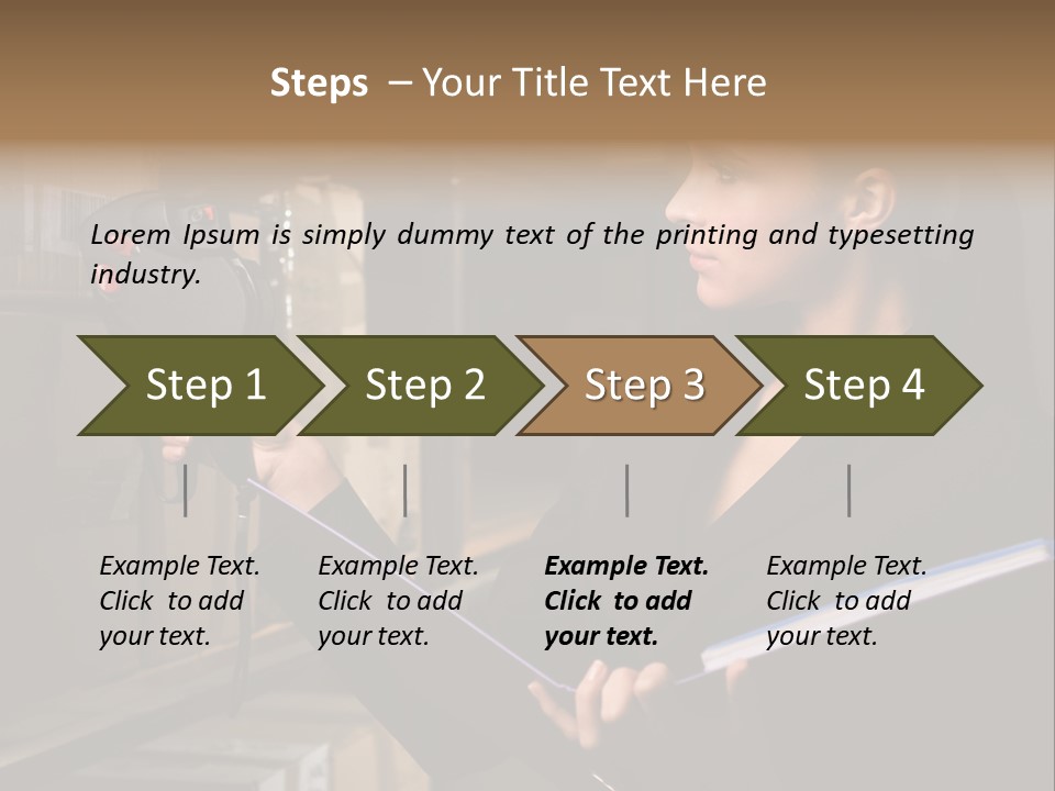 Data Woman Girl PowerPoint Template