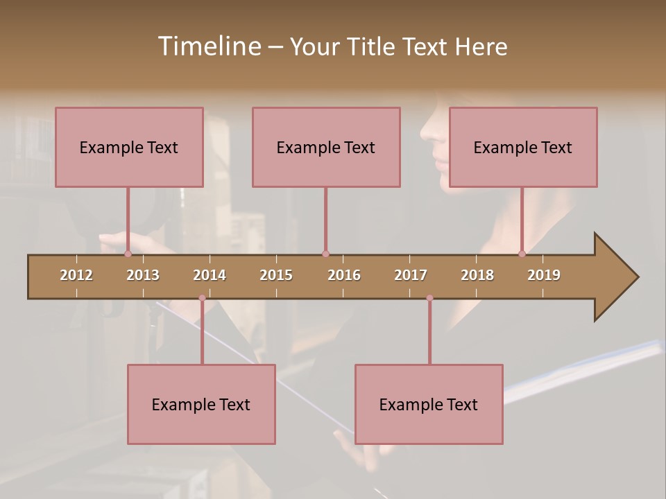 Data Woman Girl PowerPoint Template