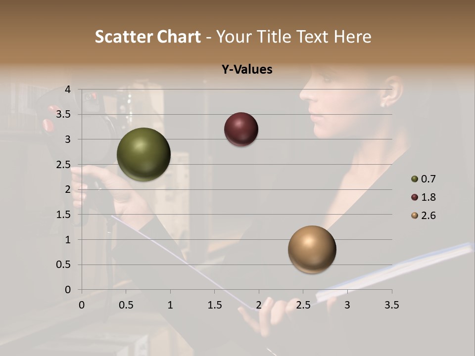 Data Woman Girl PowerPoint Template