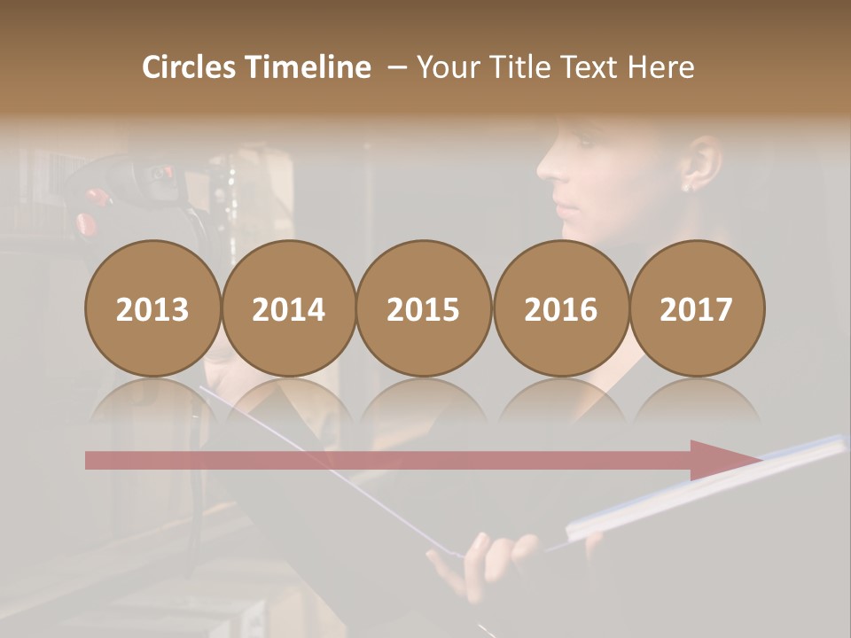 Data Woman Girl PowerPoint Template