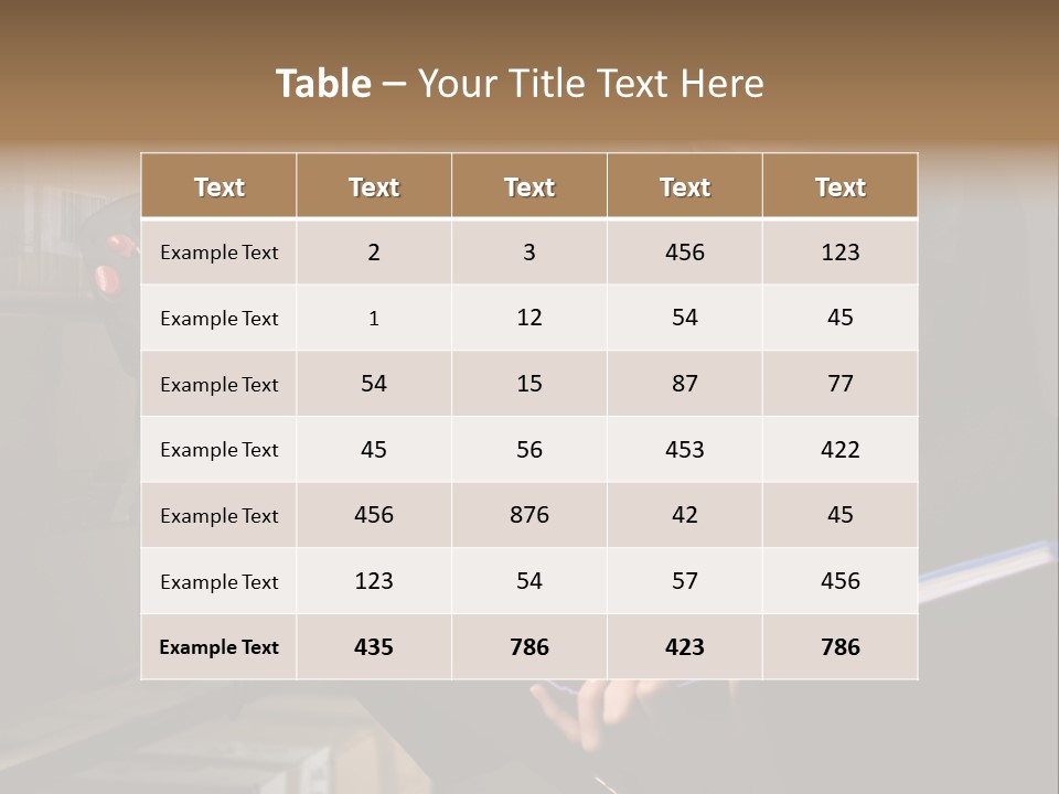 Data Woman Girl PowerPoint Template