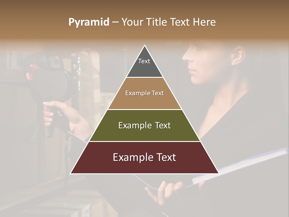 Data Woman Girl PowerPoint Template