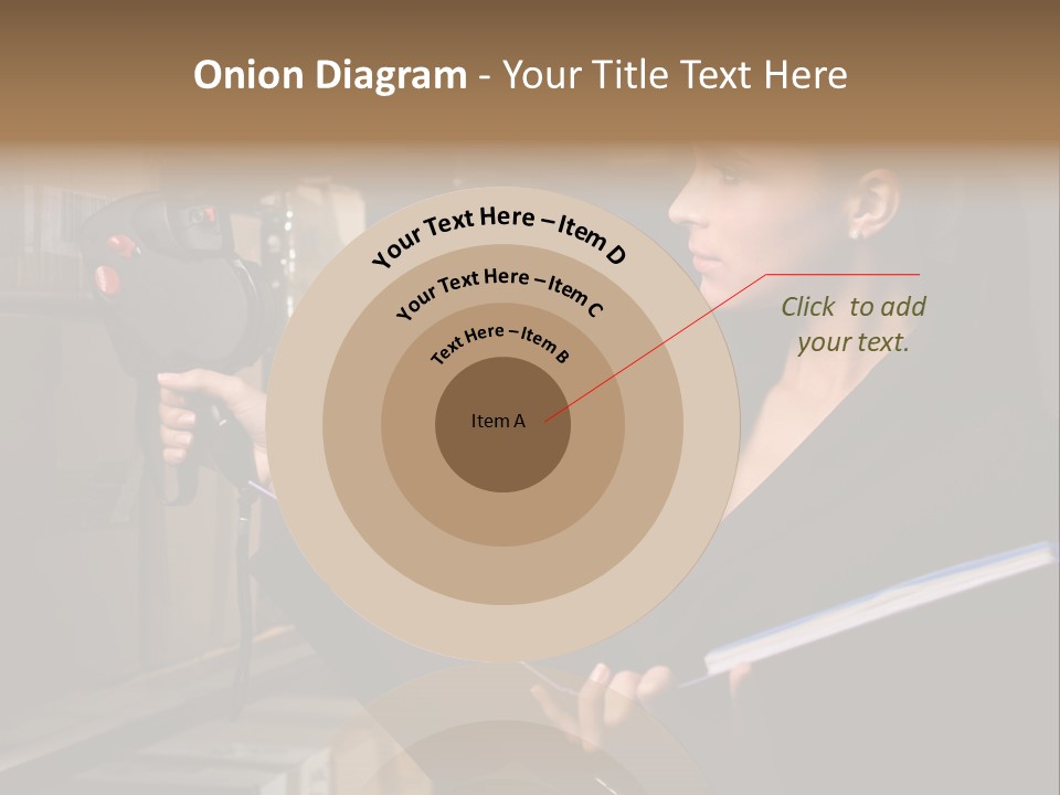 Data Woman Girl PowerPoint Template