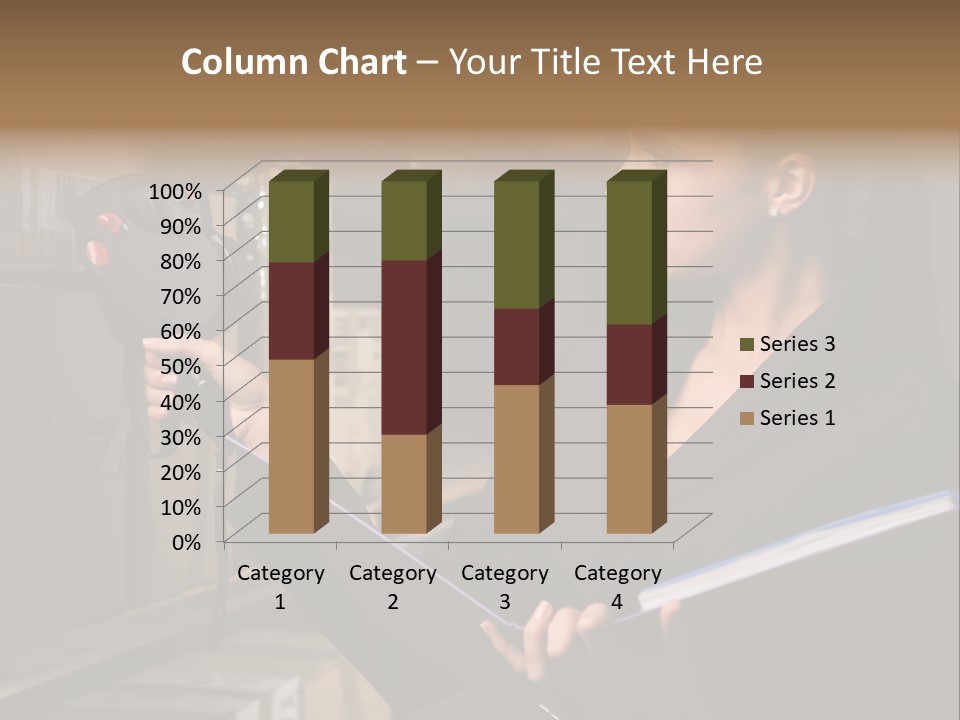 Data Woman Girl PowerPoint Template