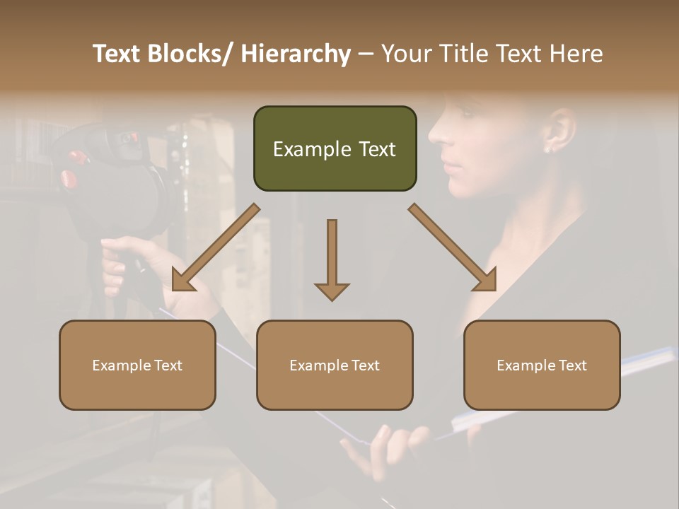 Data Woman Girl PowerPoint Template