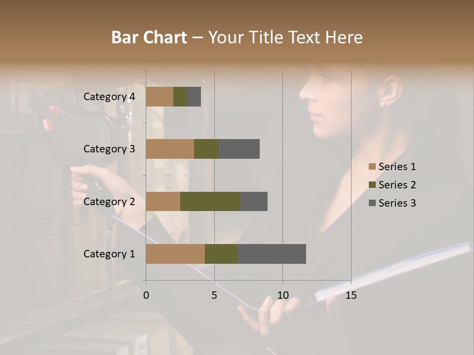Data Woman Girl PowerPoint Template